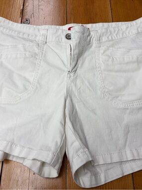 UNIONBAY Junior White Denim Jean Shorts